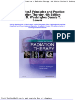 Test Bank For Principles and Practice of Radiation Therapy 4th Edition Charles M Washington Dennis T Leaver