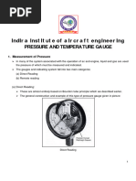 Pressure & Temperature Gause Notes