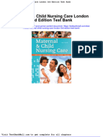 Maternal Child Nursing Care London 3rd Edition Test Bank