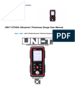 Ut345a Ultrasonic Thickness Gauge Manual