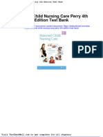 Maternal Child Nursing Care Perry 4th Edition Test Bank