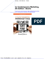 Test Bank For Contemporary Marketing 16th Edition Boone