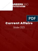 Current Affairs October 2023