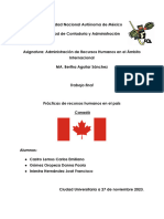 Trabajo Final RH Canadá