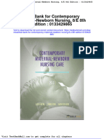 Test Bank For Contemporary Maternal Newborn Nursing 8 e 8th Edition 0133429865