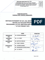 Method Statement of Pipeline