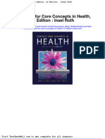 Test Bank For Core Concepts in Health 12 Edition Insel Roth