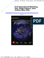 Test Bank For International Marketing 17th Edition Philip Cateora John Graham Mary Gilly