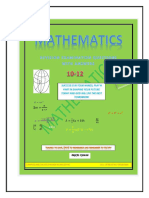 Mathematics Syllabus D-Ack