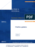 QUÍMICA GENERAL - PRA - SEM-13 - SESIÓN-26 - 2023-2 - Cinética