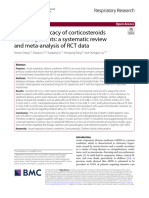 Safety and Efcacy of Corticosteroids in ARDS Patients - A Systematic Review and Meta-Analysis of RCT Data
