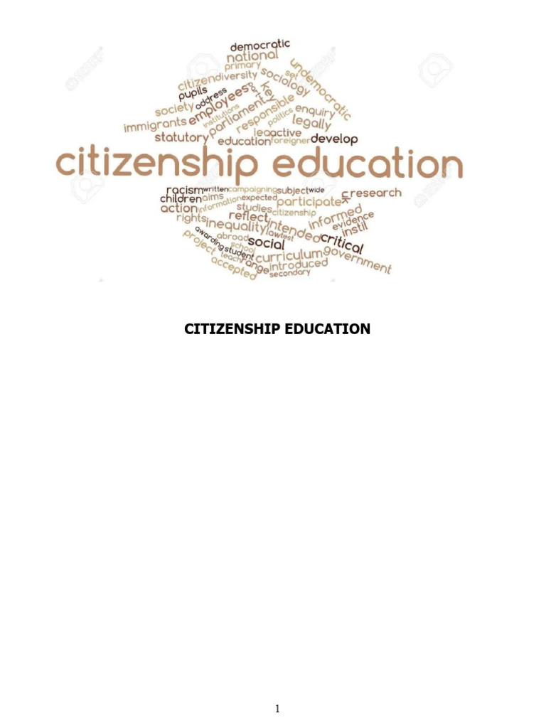 Citizinship Edu | PDF | Citizenship | Constitution