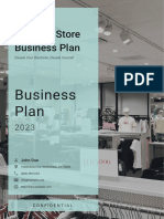 Clothing Store Business Plan Example Template