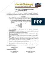 Contract of Lease (Water Refilling Station) DAGALEA-MARCELINO