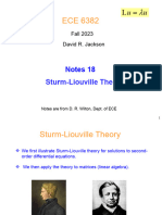 Notes 18 6382 Sturm-Liouville Theory
