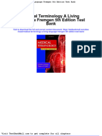 Medical Terminology A Living Language Fremgen 5th Edition Test Bank