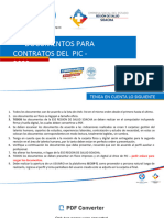 Documentos para Contrato - Pic 2023