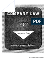 Company Law - by Luqman Baig