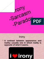Bb. Irony J Paradox and Sarcasm