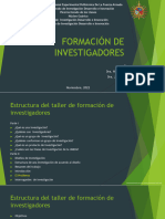 Formación de Investigadores