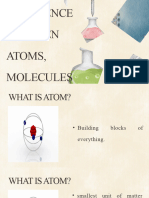 Atoms, Molecules & Compounds