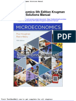 Microeconomics 5th Edition Krugman Solutions Manual