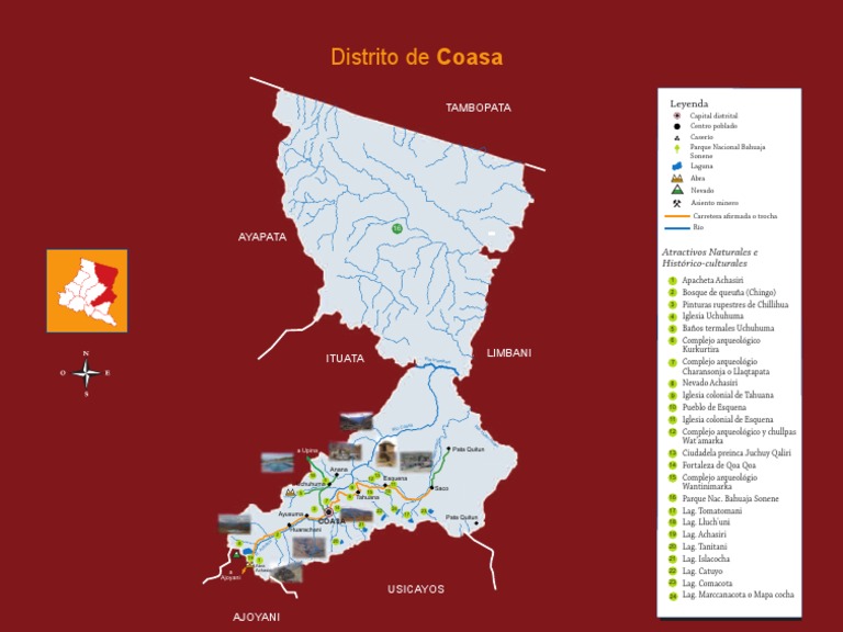 Atractivos del Distrito de Coasa | PDF