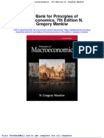 Test Bank For Principles of Macroeconomics 7th Edition N Gregory Mankiw