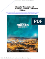 Test Bank For Principles of Macroeconomics Seventh Canadian Edition