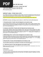 Academic Paper Structure Guidelines | PDF | Paragraph | Writing
