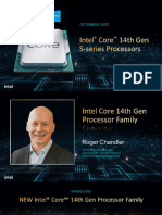 Intel Core 14th Gen S Series Media Presentation