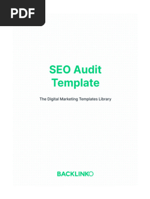 SEO Audit Template