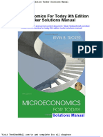 Microeconomics for Today 9th Edition Tucker Solutions Manual