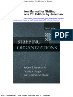 Solution Manual For Staffing Organizations 7th Edition by Heneman
