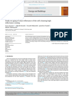 Study On Aging of Solar Reflectance of The Self-Cleaning High Reflectance Coating