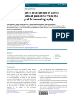 Echocardiographic Assessment of Aortic Stenosis - A Practical Guideline From The British Society of Echocardiography.