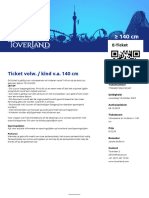 Ticket Volw. / Kind V.A. 140 CM: E-Ticket E-Ticket