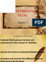 Remembering Rizal