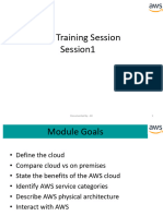 AWS - Session 1 (Introduction, Global Infra)