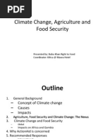 Climate Change and Agricultural - Buba