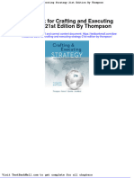 Test Bank For Crafting and Executing Strategy 21st Edition by Thompson