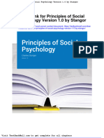 Test Bank For Principles of Social Psychology Version 1 0 by Stangor