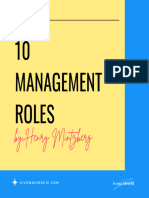 10 Management Roles by Henry Mintzberg