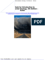 Test Bank For Introduction To Environmental Geology 5th Edition Keller