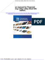 Solution Manual For Financial Accounting Libby Libby Short 8th Edition