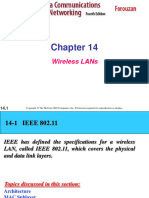 Lecture 2 - Chapter 14 - Wireless LANs