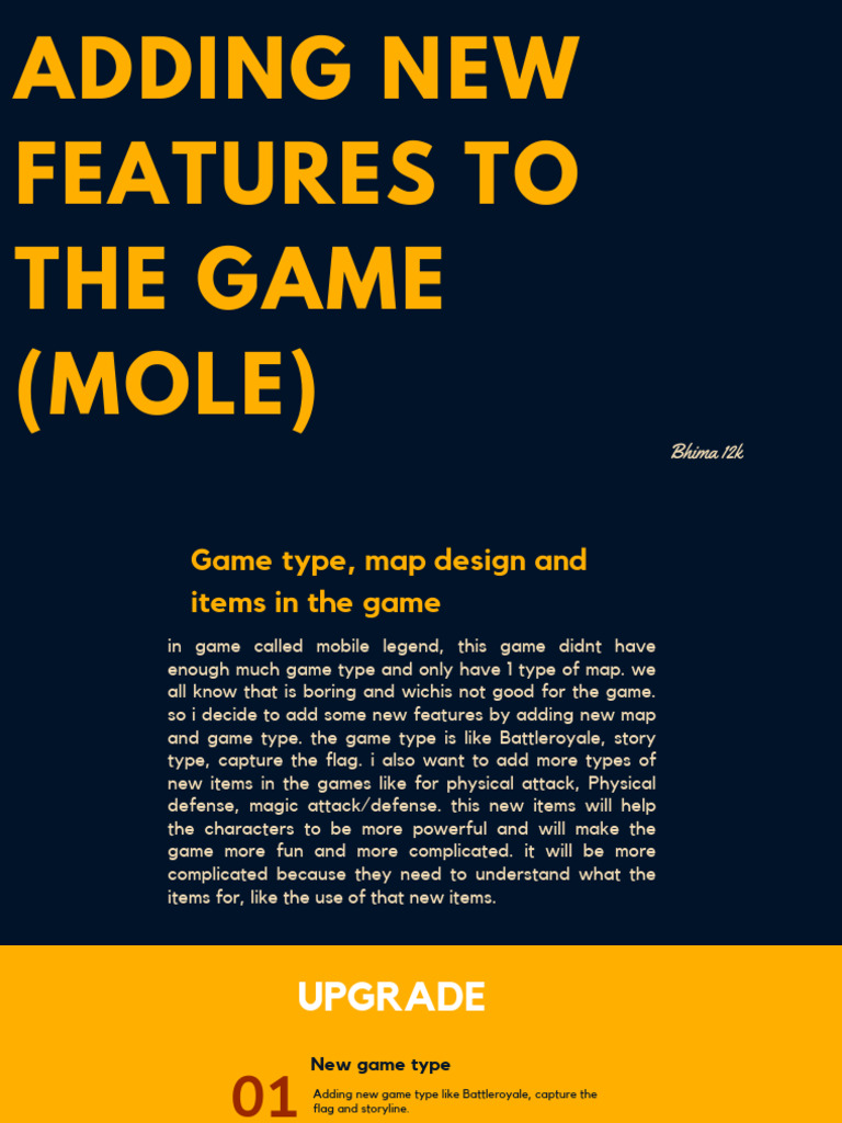 Mobile legend adding new features to the game pdf