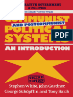 (Comparative Government &Amp_ Politics) Stephen White, John Gardner, George Schöpflin, Tony Saich (Auth.) - Communist and Postcommunist Political Systems_ an Introduction-Macmillan Education UK (1990)