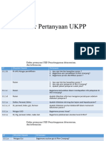 Daftar Pertanyaan UKPP