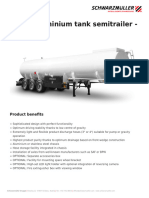 3-Axle Aluminium Tank Semitrailer - 38000 L Schwarzmuller